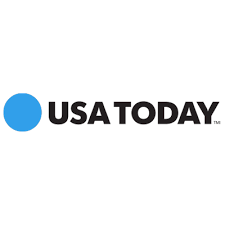 USA TODAY logo with a blue circle icon