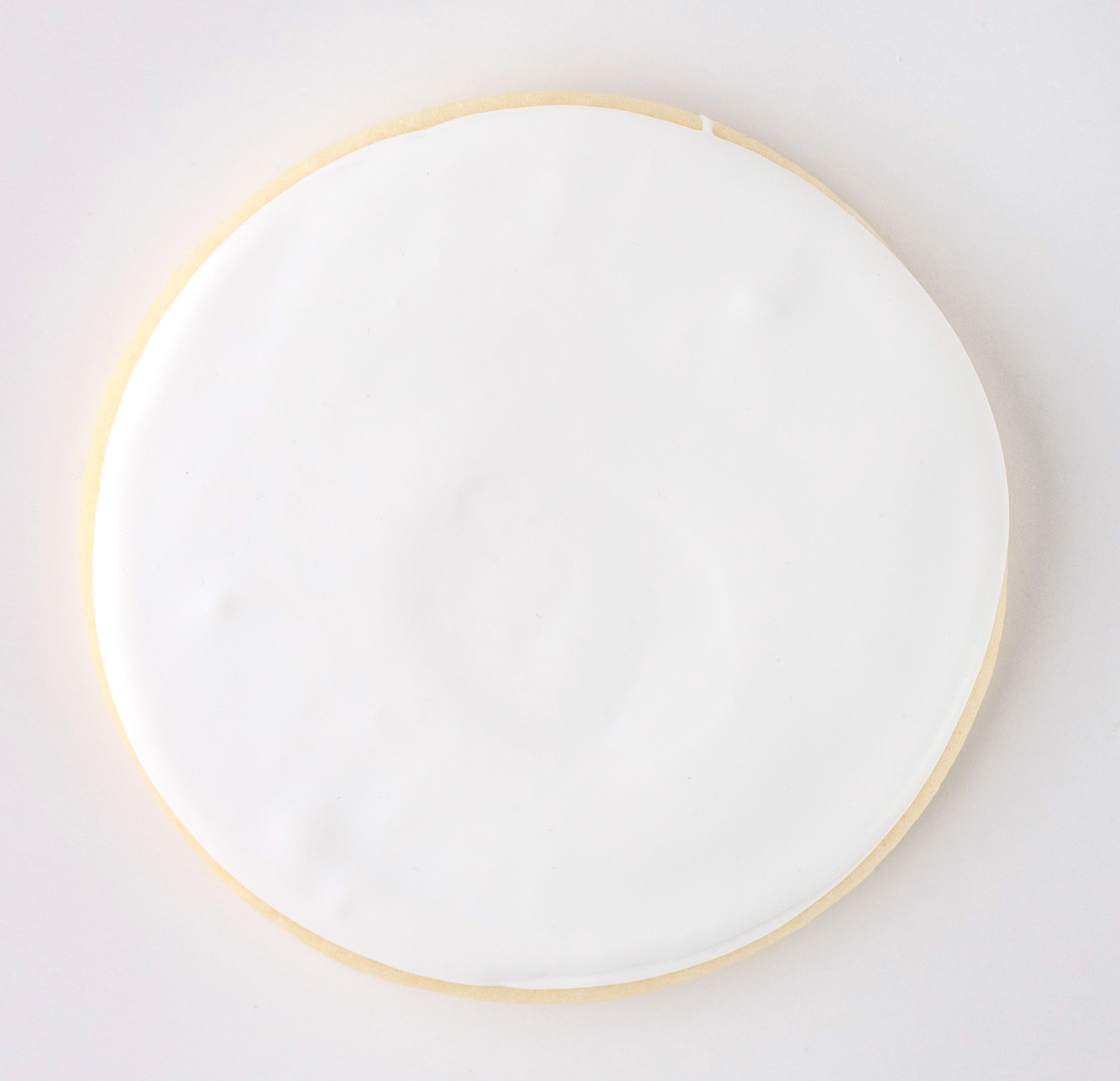 Kiddo Cookie Creations Mother's Day round white cookie