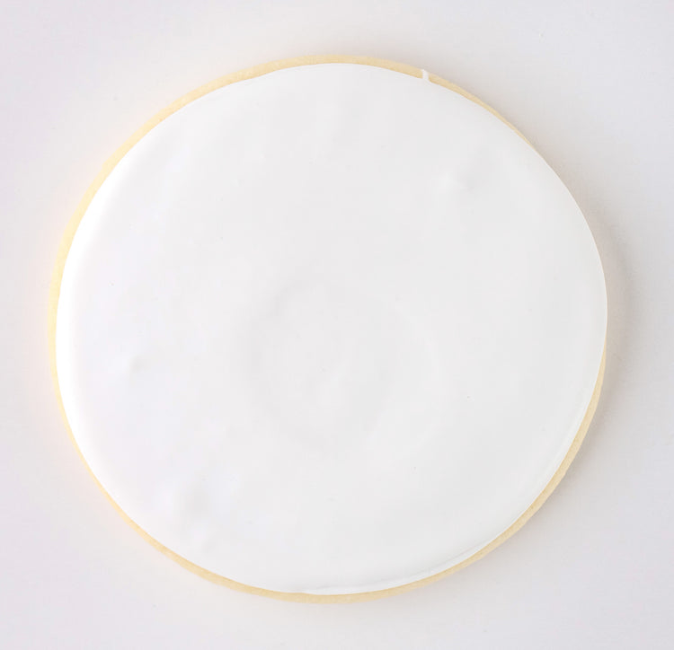 Kiddo Cookie Creations Mother's Day round white cookie