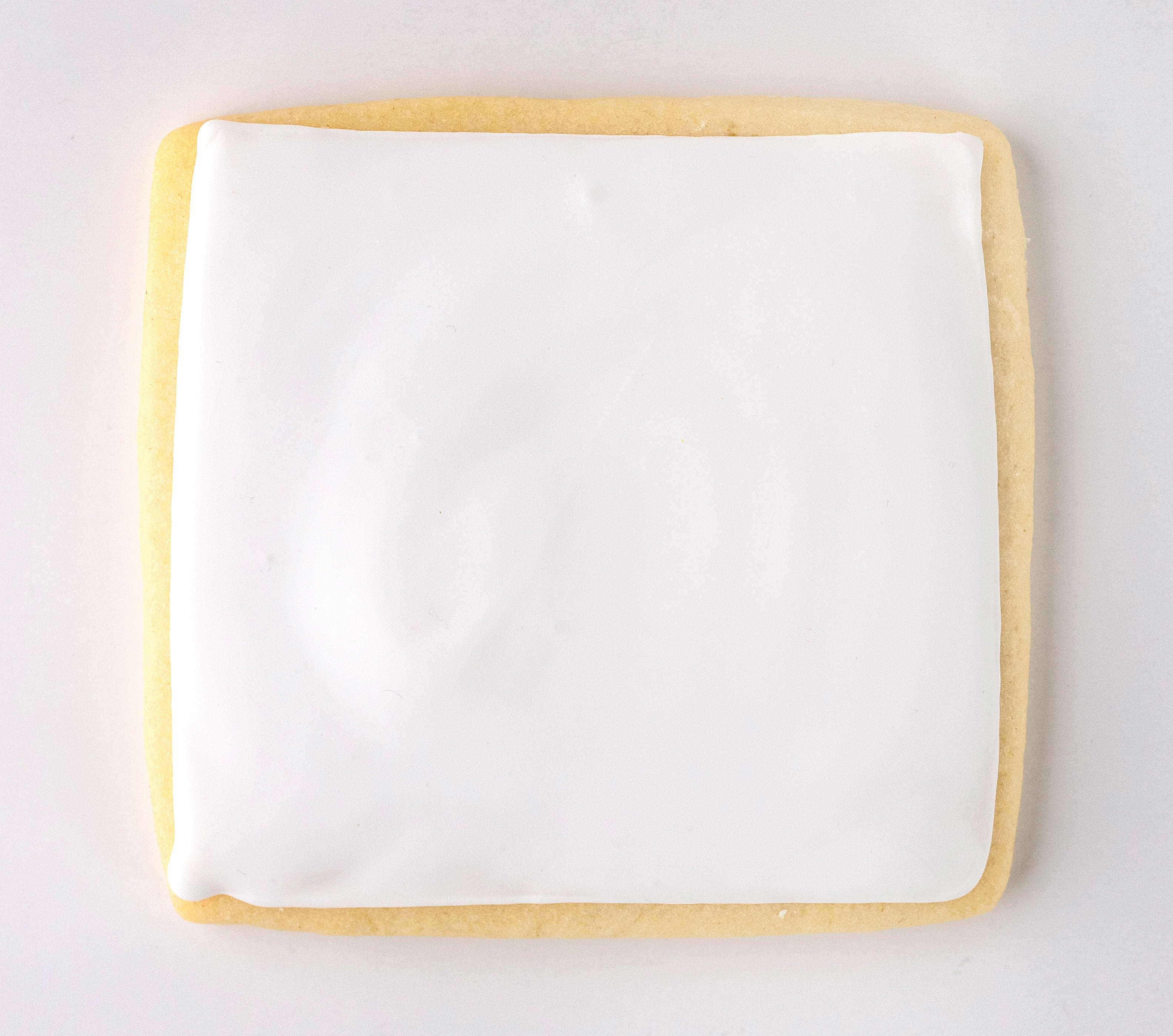 Kiddo Cookie Creations Mother's Day square white iced cookie