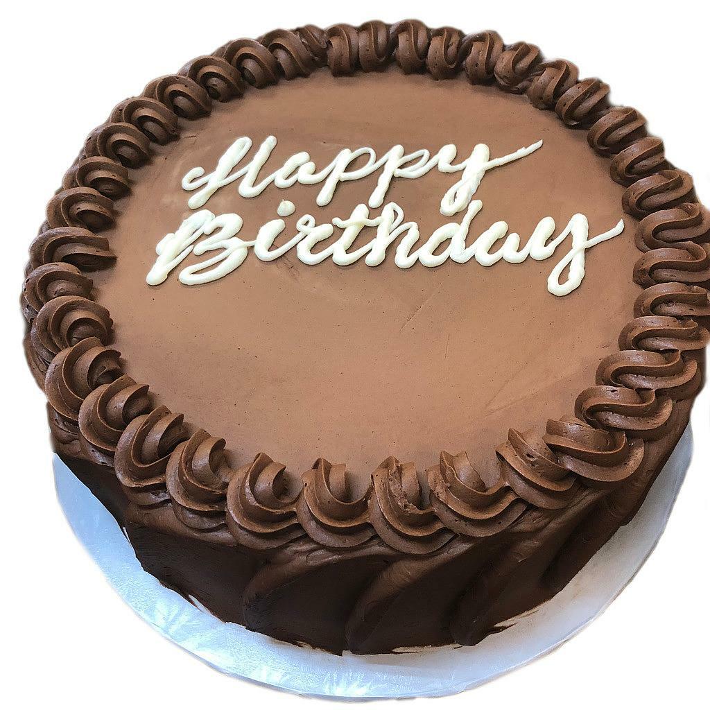 Old-Fashioned Diner Cake with chocolate frosting and icing.