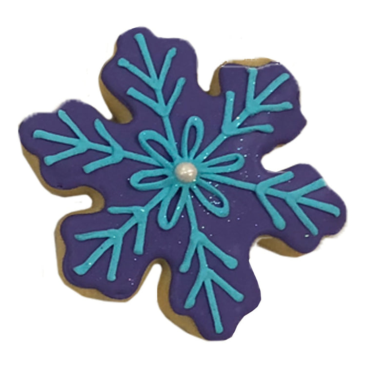 Frozen, Choose Your Own snowflake cookie with purple icing