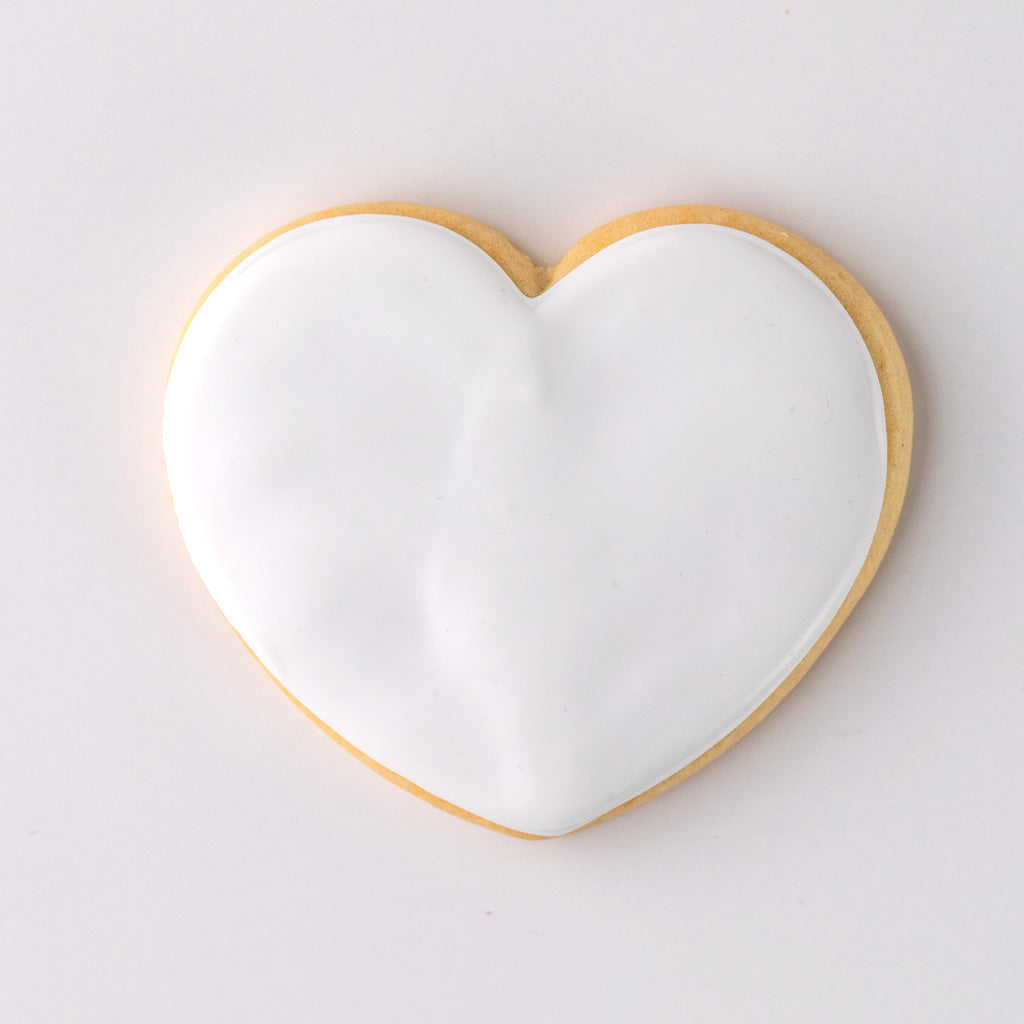 Kiddo Cookie Creations Mother's Day heart with white icing
