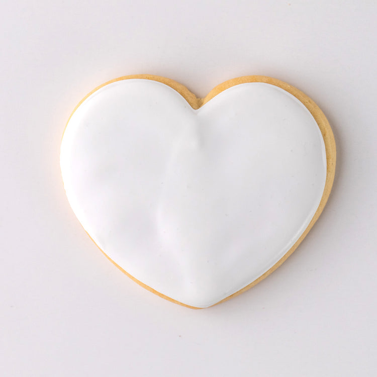 Kiddo Cookie Creations Mother's Day heart with white icing