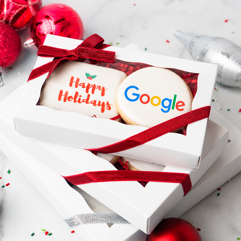 Photo & Logo Cookie Gift Box, 2-pack