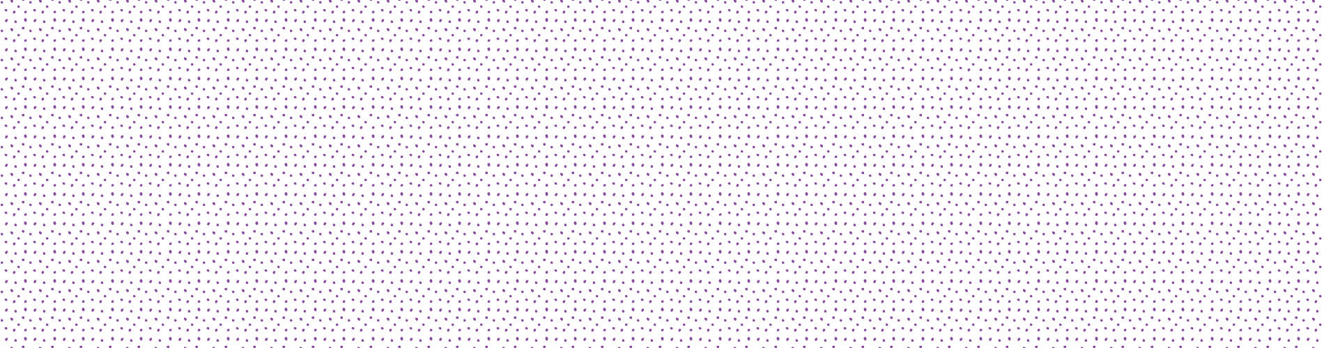 Small purple polka dots on a white background.